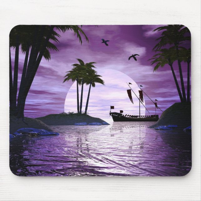 Bliss Roxo Mousepad (Frente)