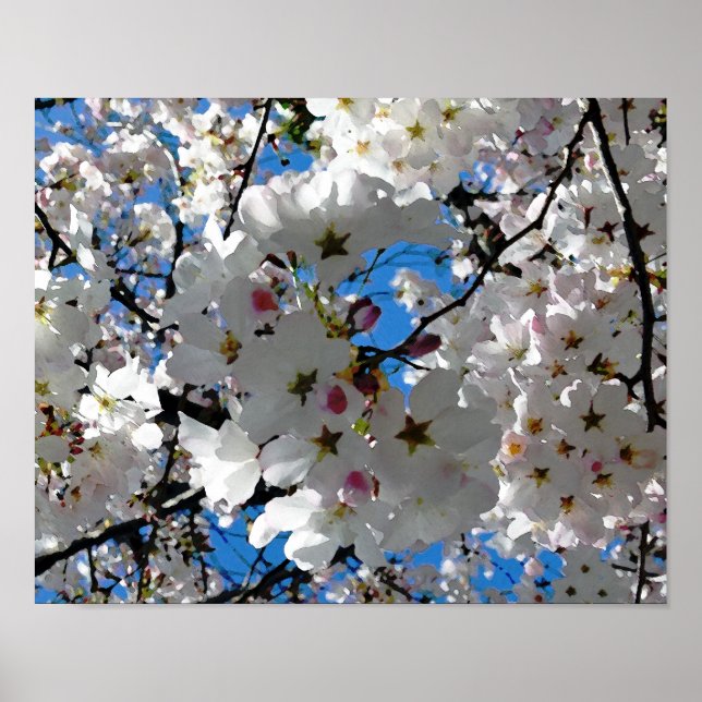 Blissful Blossoms Poster (Frente)