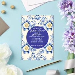 Blissful Chinoiserie Bridal Shower Invitation