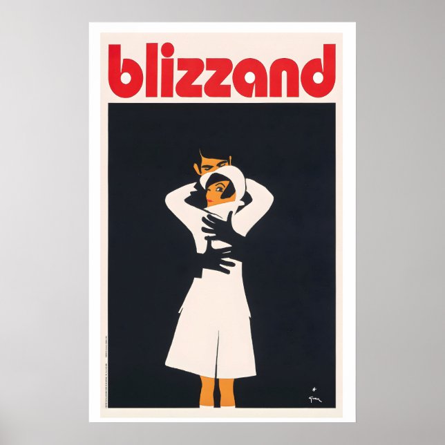 Blizzand Embrace Vintage Advertising Poster (Frente)