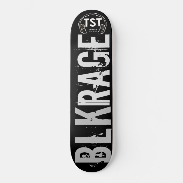 BLK RAGE Skateboard (Frente)