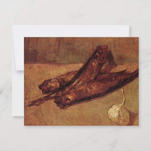 Bloateres e Alho por Vincent van Gogh Convite (Frente)