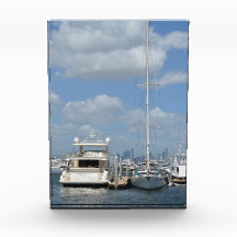 Bloco acrílico dos barcos 5x7