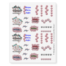 Bloco afortunado do partido do tema do vencedor do