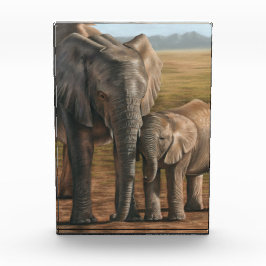 Bloco da foto do elefante