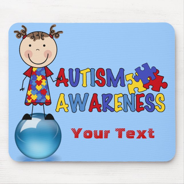 Bloco de consciência AutismoG Mousepad (Frente)
