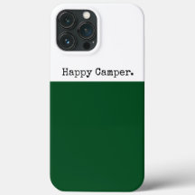 Bloco de Cor Verde Escuro da CAMPER FELIZ Retroati