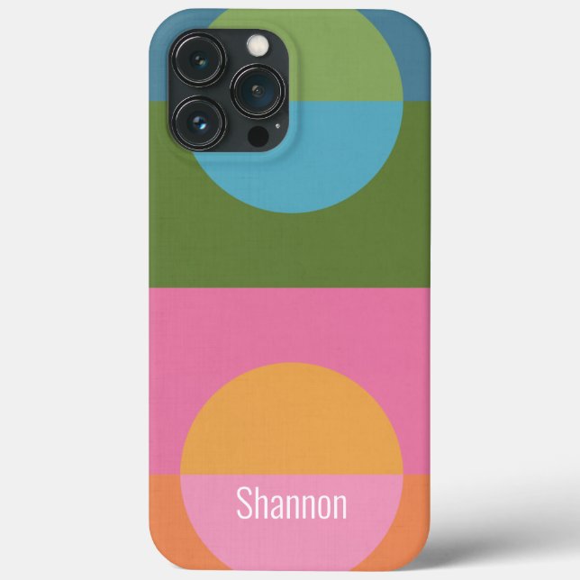 Bloco de Cores do Modernismo 3 com Nome Personaliz (Verso)