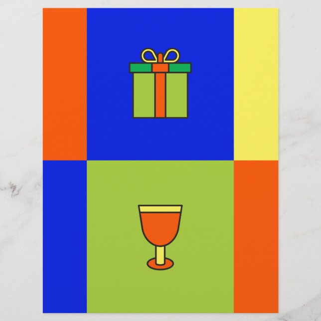 bloco de cores kwanzaa (Frente)