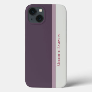 Bloco de Cores Roxo e Cinza com distribuição mod