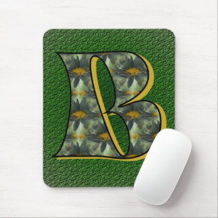 Bloco de Mousepad Inicial B Monograma