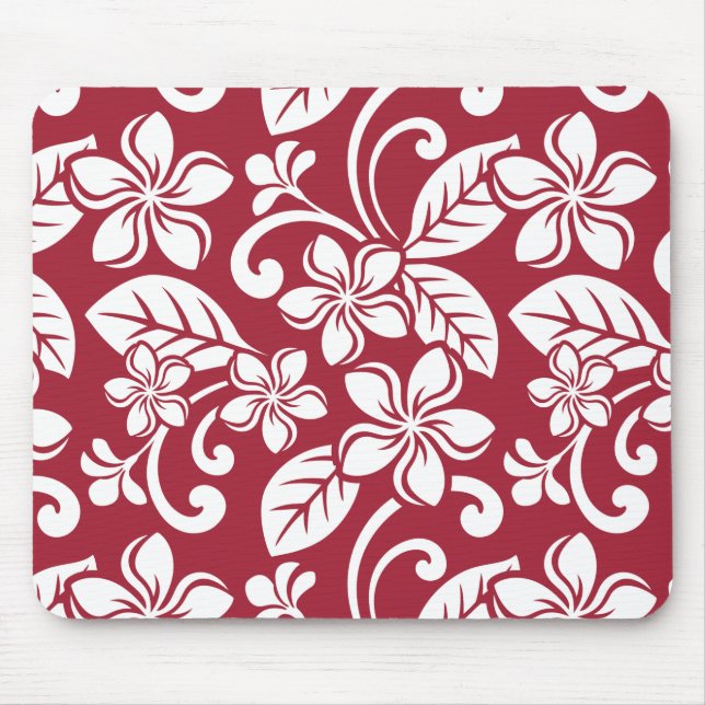Bloco de Mousepad ISLAND PLUMERIA (CARDINAL RED) (Frente)
