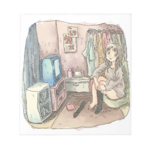 Bloco De Notas さ や し じ 衣 類 く の か け て あ る em 部 em 屋 em の em 座 em 椅