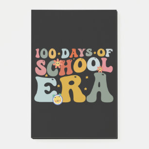 Bloco De Notas 100 Dias De Era Escolar Groovy Professor Crianças