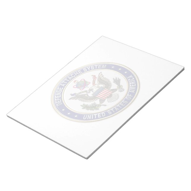 Bloco De Notas [100] Emblema do Sistema de Adido à Defesa (DAS) d (Inclinado)