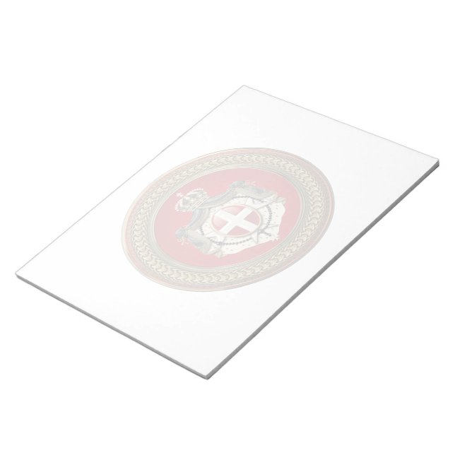 Bloco De Notas [100] Ordem de Malta - Casaco de armas SMOM (Inclinado)