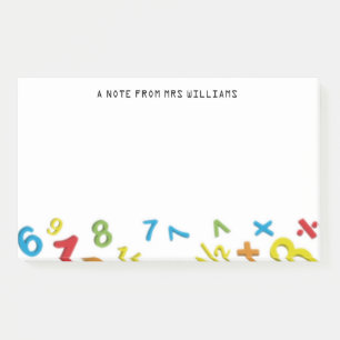 Bloco De Notas 123 números Matemática Personalizada