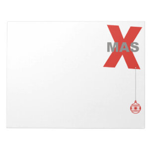 Bloco De Notas 1 Xmas with Christmas Tree Ornament + your idea