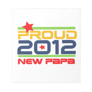 Bloco De Notas 2012 Novo Papá - Camisas e presentes