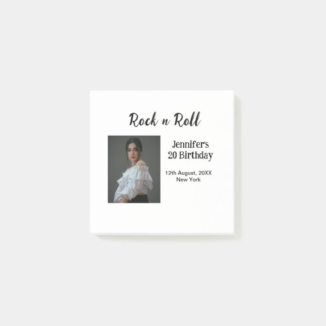 Bloco De Notas 20 do Rock n roll (Frente)