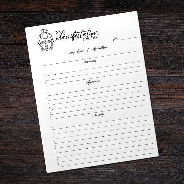 Bloco De Notas 369 Método de Manifestação, Lei de Atração (Criador carregado)