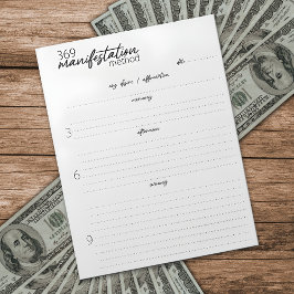 Bloco De Notas 369 Método de Manifestação, Lei de Atração