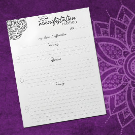 Bloco De Notas 369 Método de Manifestação, Lei de Atração