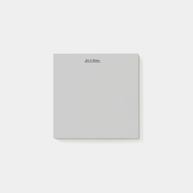 Bloco De Notas 3X3 Junte-o para Baixo Poste-o (Frente)