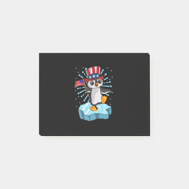 Bloco De Notas 4 De Julho De 2021 Pinguim (Frente)