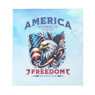 Bloco De Notas 4 de julho de American Eagle Sublimation-61901