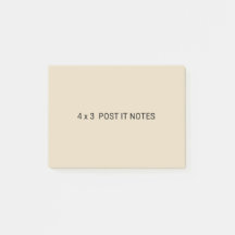 4 x 3 notas de post-it feitas sob encomenda