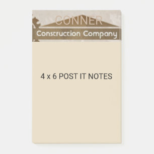 Bloco De Notas 4 x 6 postar notas personalizadas
