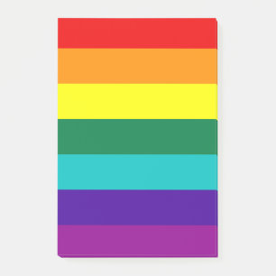 Bloco De Notas 7 Bandeira do Rainbow