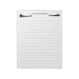 bloco de notas 8" x 11,5" do transporte nos Grande
