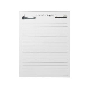 bloco de notas 8" x 11,5" do transporte nos Grande