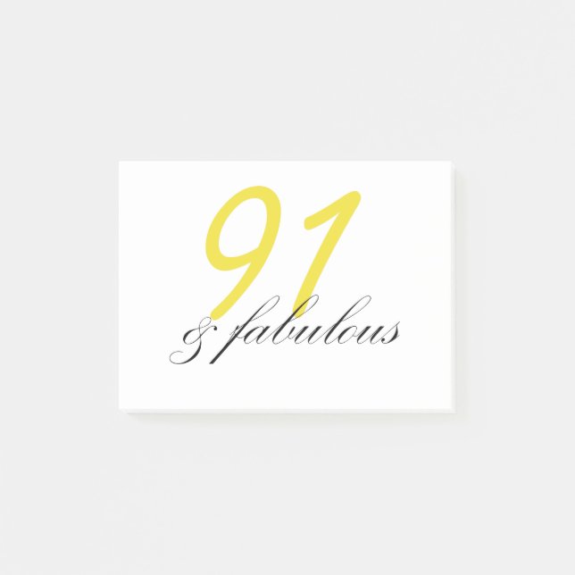 Bloco De Notas 91 & Fabuloso (Frente)