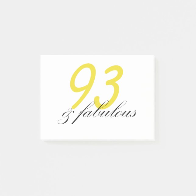 Bloco De Notas 93 e fabuloso (Frente)