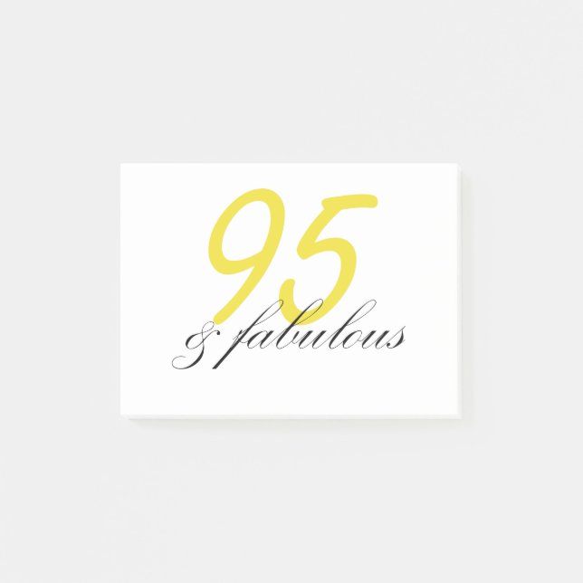 Bloco De Notas 95 & Fabuloso (Frente)