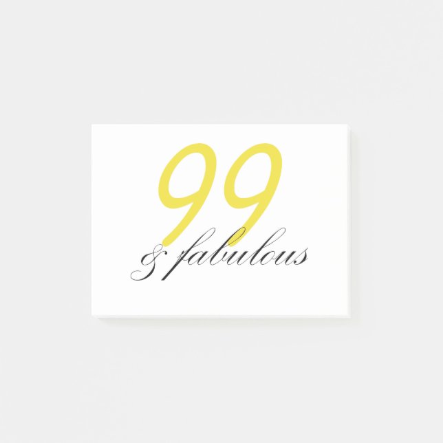 Bloco De Notas 99 & Fabuloso (Frente)