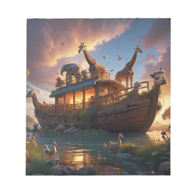 Bloco De Notas A Arca da Esperança de Noah (Frente)