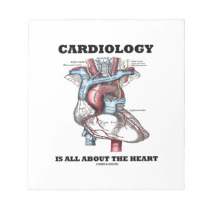 Bloco De Notas A cardiologia é toda sobre o coração (anatômic