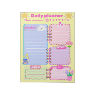 Bloco De Notas a daily planner Notepad