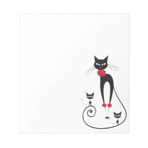 Bloco De Notas A elegância do gato PERSONALIZA