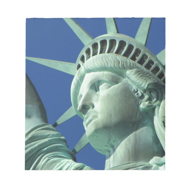 Bloco De Notas A Estátua Da Liberdade Na Nova Iorque (Frente)