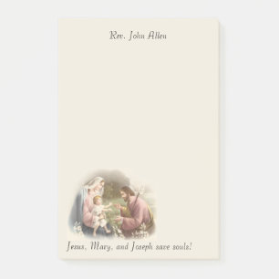 Bloco De Notas A família santamente Jesus Mary St Joseph