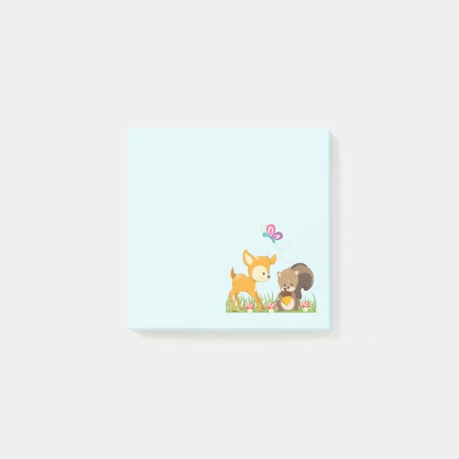 Bloco De Notas A Linguagem de Cartoons Cria-Floresta (Frente)