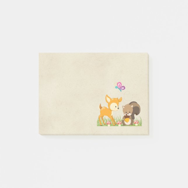 Bloco De Notas A Linguagem de Cartoons Cria-Floresta (Frente)