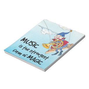 Bloco De Notas A magia da música