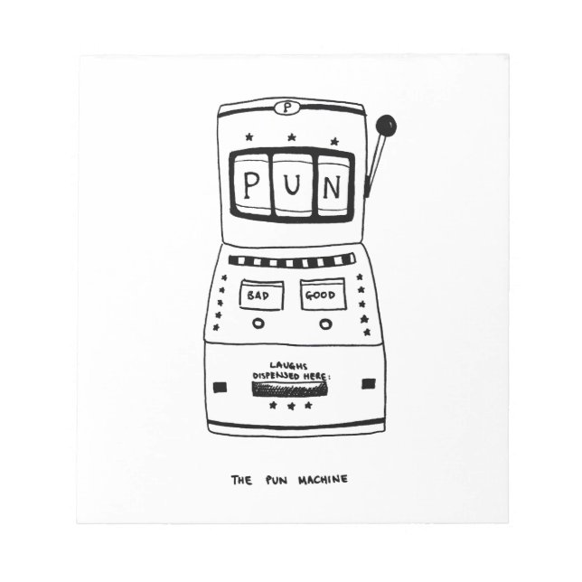 Bloco De Notas A Máquina Pun (Frente)