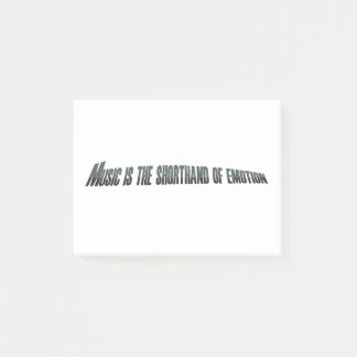 Bloco De Notas A música é a abreviação da emoção